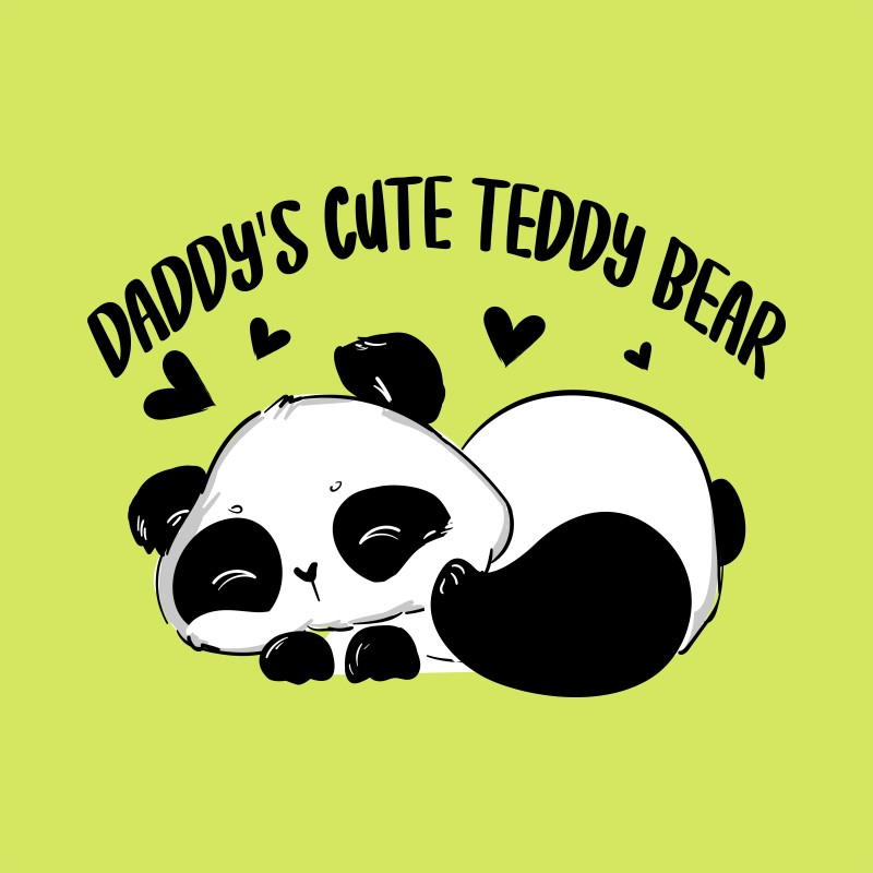 Daddy's cute teddy bear - Panda