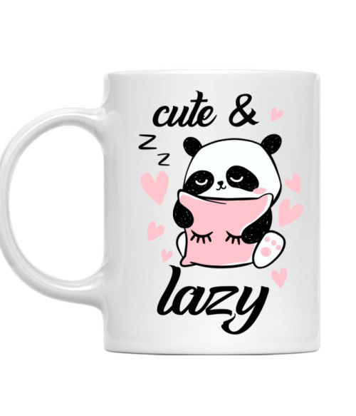 Cute and Lazy - Panda Pandás Bögre - Pandás