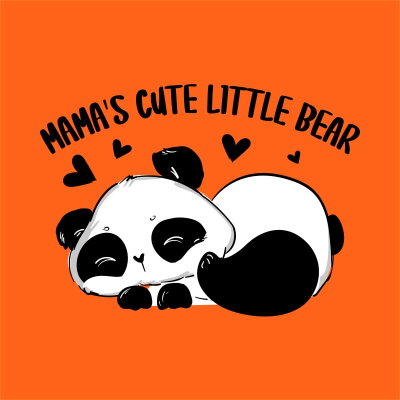 Mama's Cute Little Bear - Panda