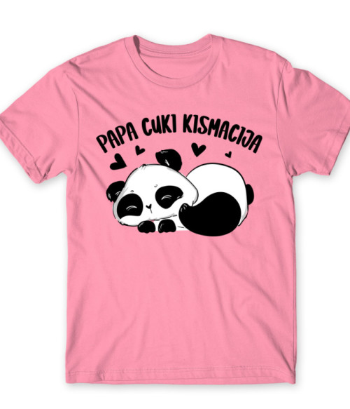 Papa Cuki Kismacija - Panda Pandás Póló - Pandás