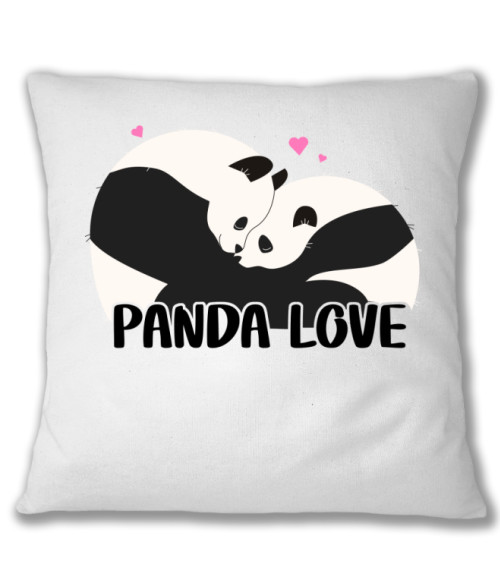 Panda Love Pandás Párnahuzat - Pandás