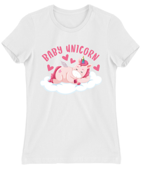 Baby Unicorn Unikornis Női Póló - Unikornis