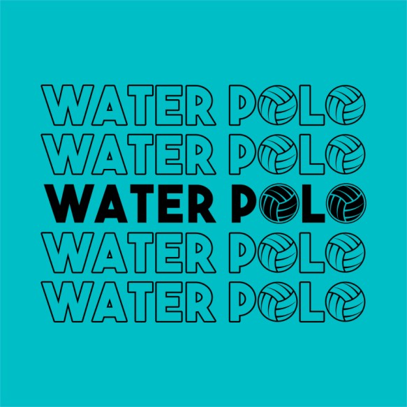 Water polo text Vízilabda Vízilabda Vízilabda Pólók, Pulóverek, Bögrék - Vízilabda