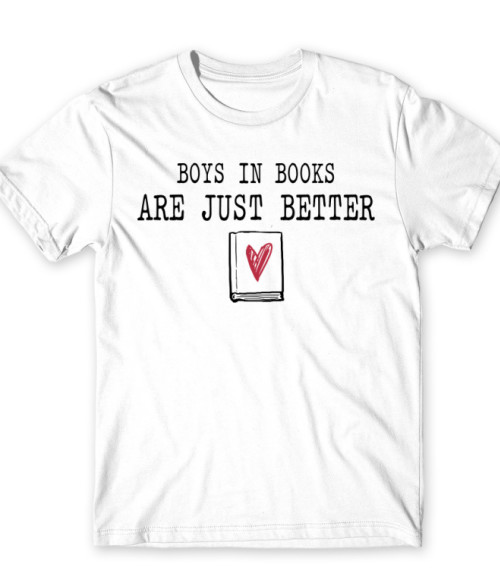 Just Better - Books Olvasás Póló - Olvasás