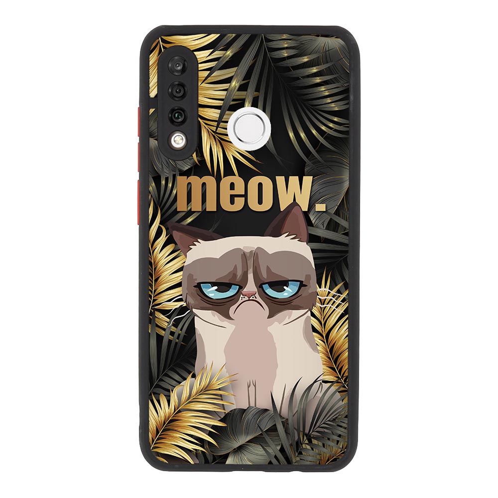 Grumpy cat golden design Huawei Telefontok