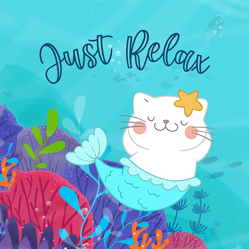 Mermaid cat