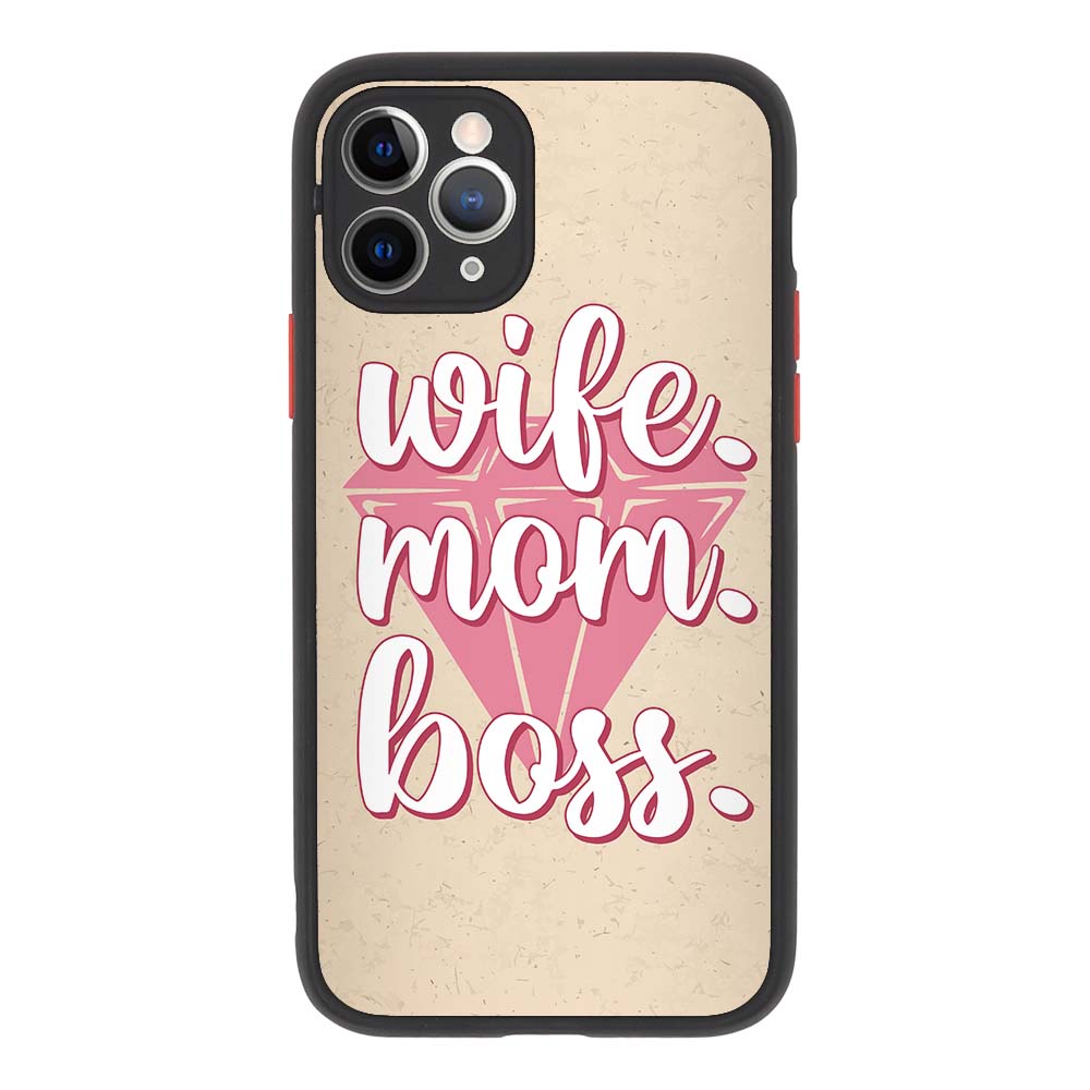 Wife - Mom - Boss Apple iPhone Telefontok