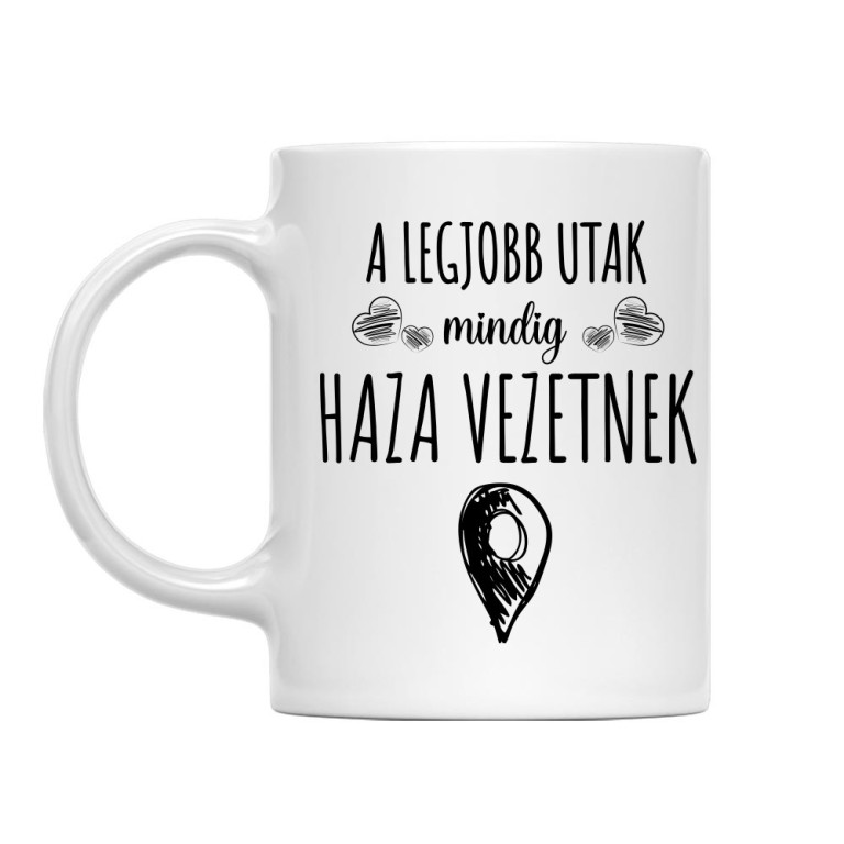 A Legjobb Utak mindig Haza Vezetnek - Bögre