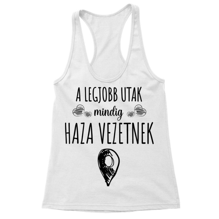 A Legjobb Utak mindig Haza Vezetnek - Női Trikó