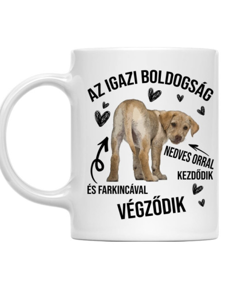 Az Igazi Boldogság - Labrador Labrador Retriever Bögre - Labrador Retriever
