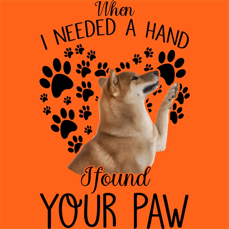 I found your Paw - Shiba Inu