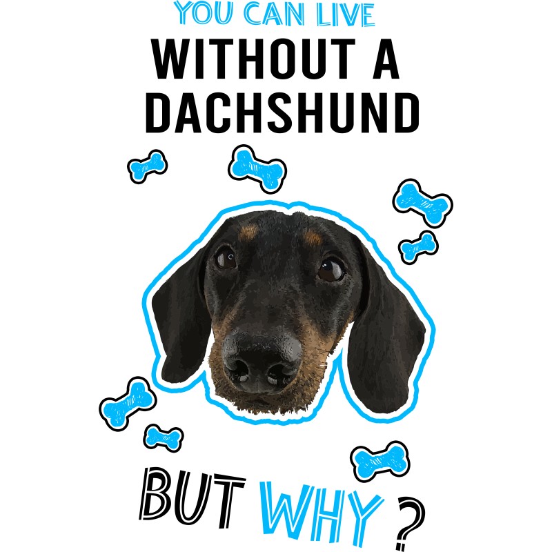 You can live but why  - Dachshund