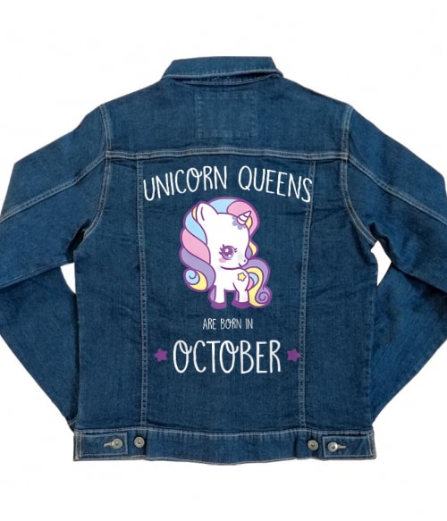 Unicorn queens are born in October Póló - Ha Birthday rajongó ezeket a pólókat tuti imádni fogod!