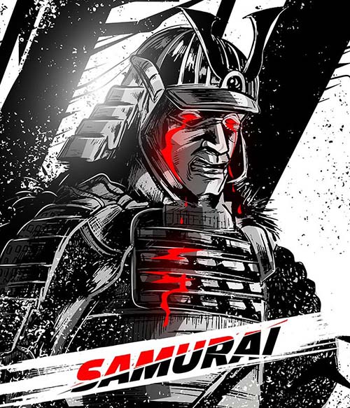 Samurai Ázsia Pólók, Pulóverek, Bögrék - Stílus