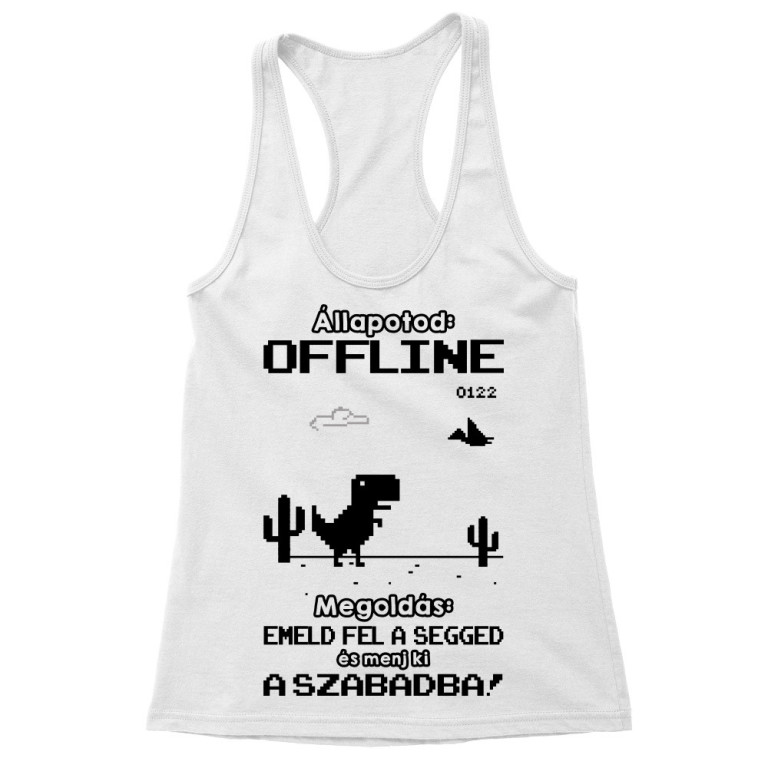 Állapotod: Offline - Női Trikó
