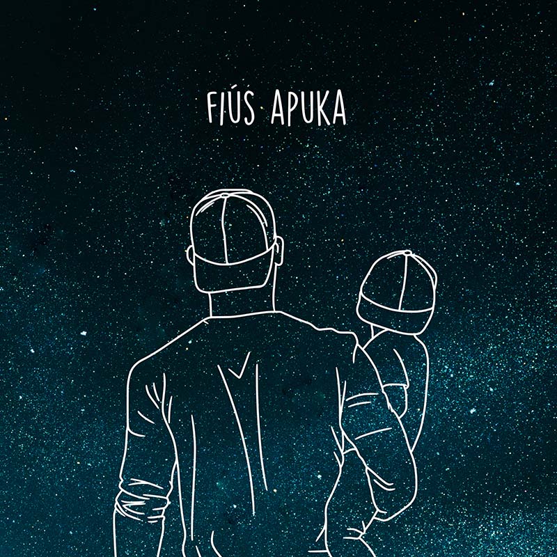 Fiús apuka Lineart