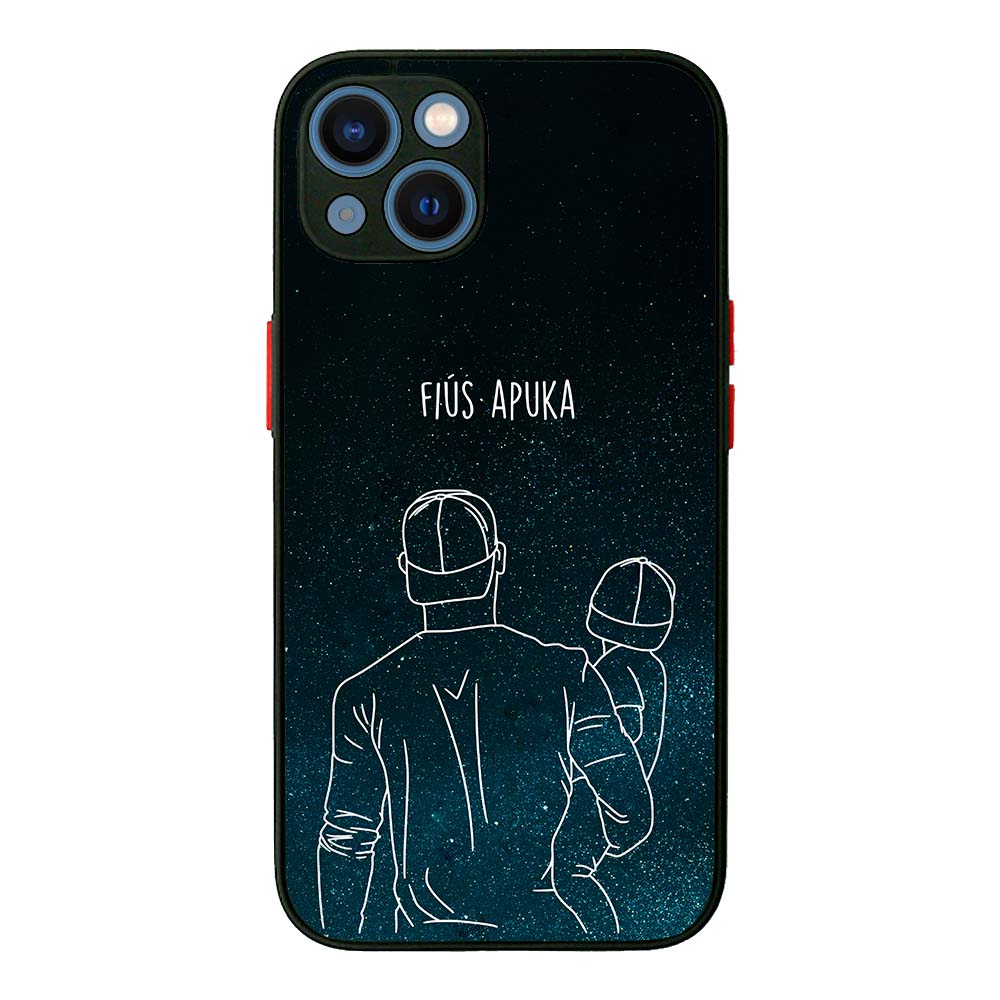 Fiús apuka Lineart Apple iPhone Telefontok