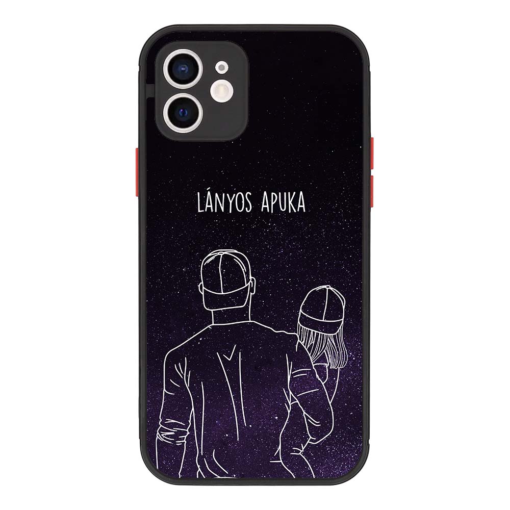 Lányos apuka Lineart Apple iPhone Telefontok