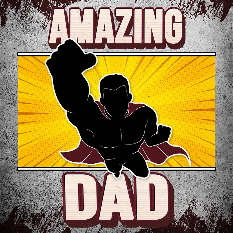 Amazing Dad Superhero