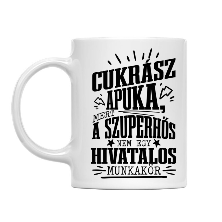 Cukrász Apuka - Bögre