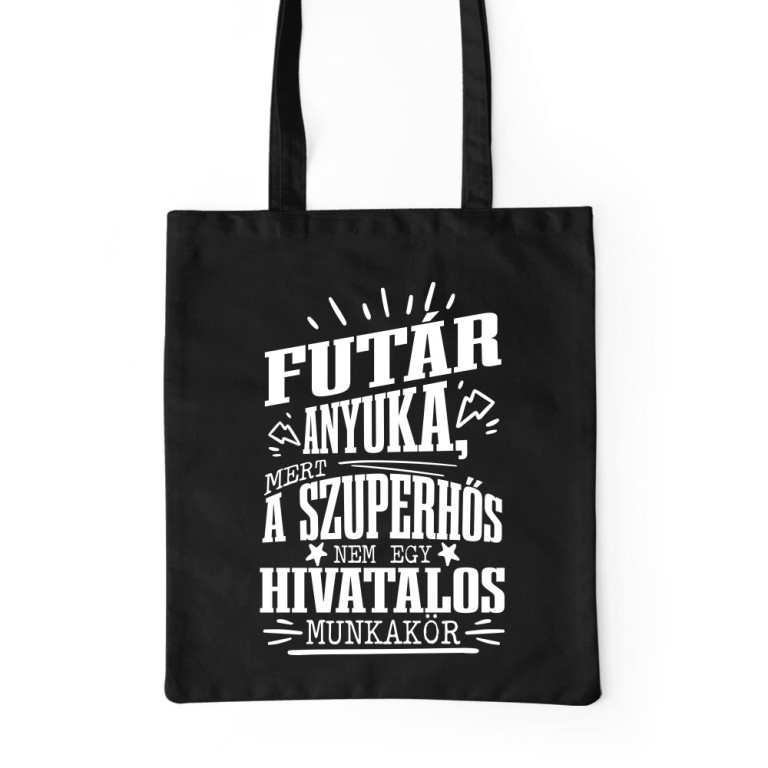 Futár Anyuka - Prémium Vászontáska