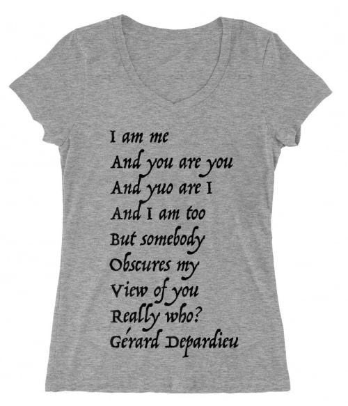 Gerard Depardieu idézet Póló - Ha Legends rajongó ezeket a pólókat tuti imádni fogod!