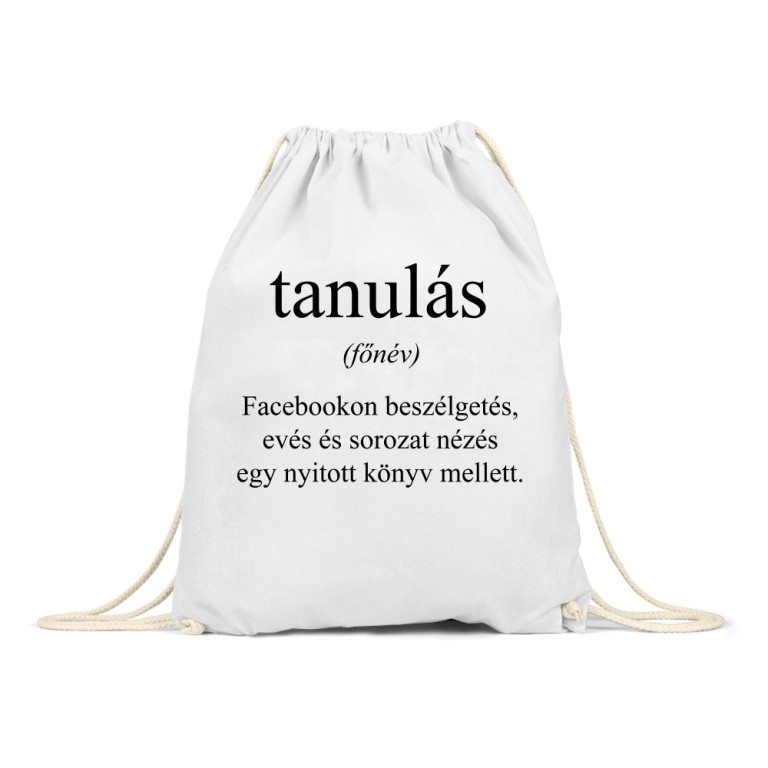 Tanulás definíció - Tornazsák