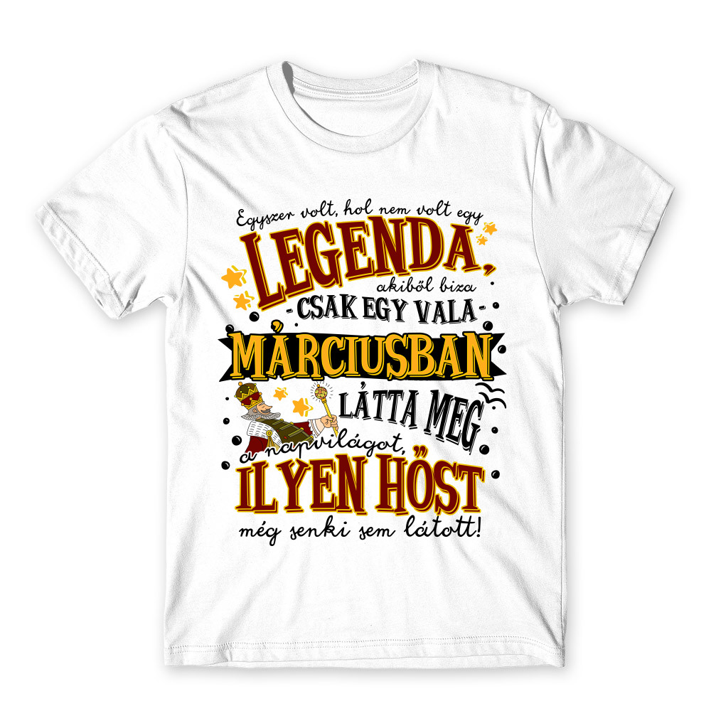 Magyar Népmese Legenda - Március Férfi Póló