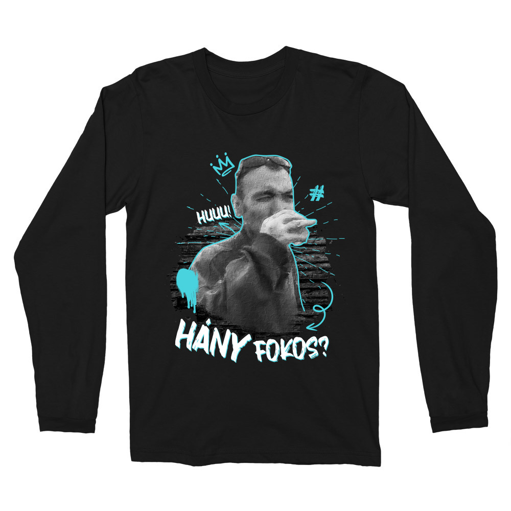 Hány fokos? Férfi Hosszúujjú Póló
