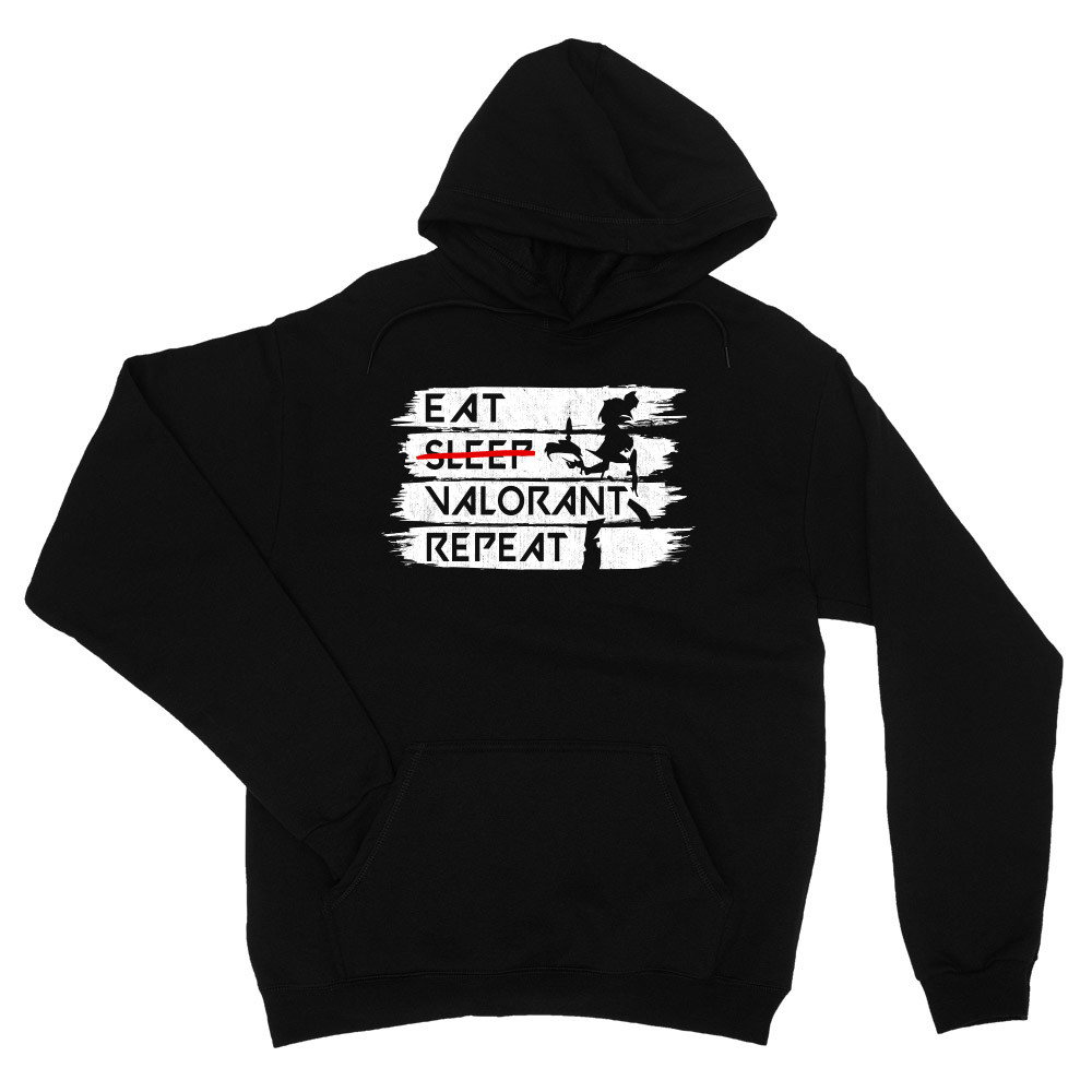 Eat, sleep, valorant, repeat Unisex Pulóver
