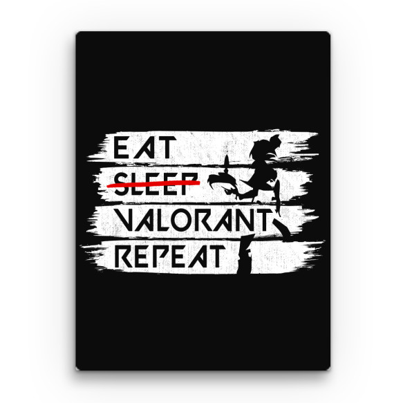 Eat, sleep, valorant, repeat Gaming Vászonkép - Valorant