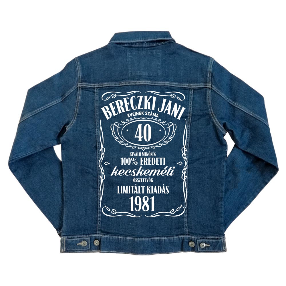 Jack Daniel's Szülinap - Mylife Plus Unisex Farmerkabát