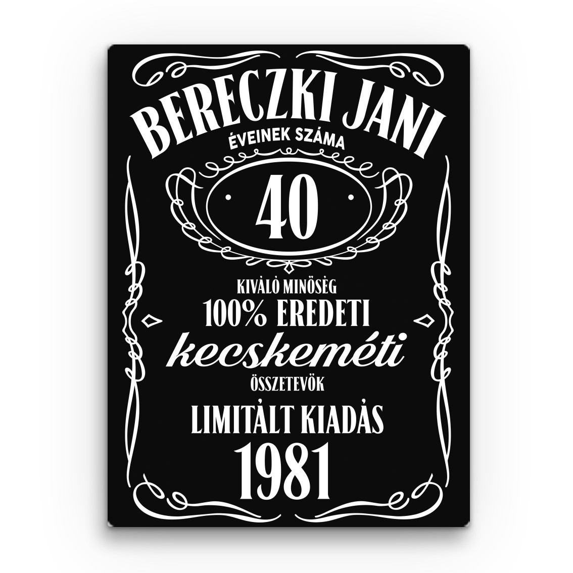 Jack Daniel's Szülinap - Mylife Plus Vászonkép