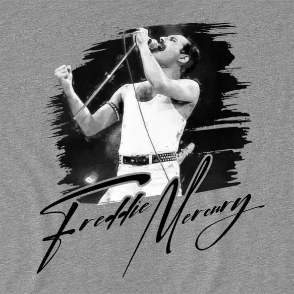 Freddie Mercury splash Rocker Pólók, Pulóverek, Bögrék - Rocker
