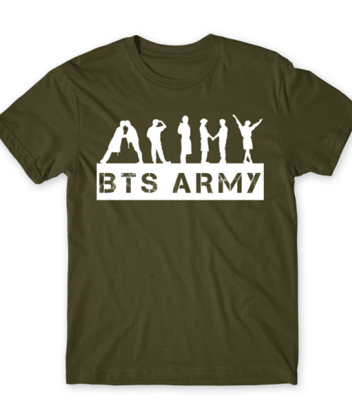 BTS Army Silhouette BTS Póló - K-Pop
