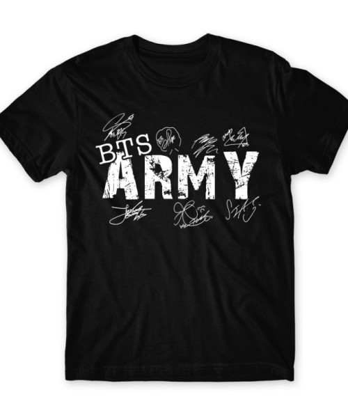 BTS Army Signature BTS Póló - K-Pop