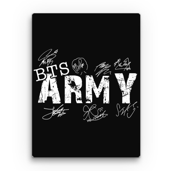 BTS Army Signature K-Pop Vászonkép - K-Pop