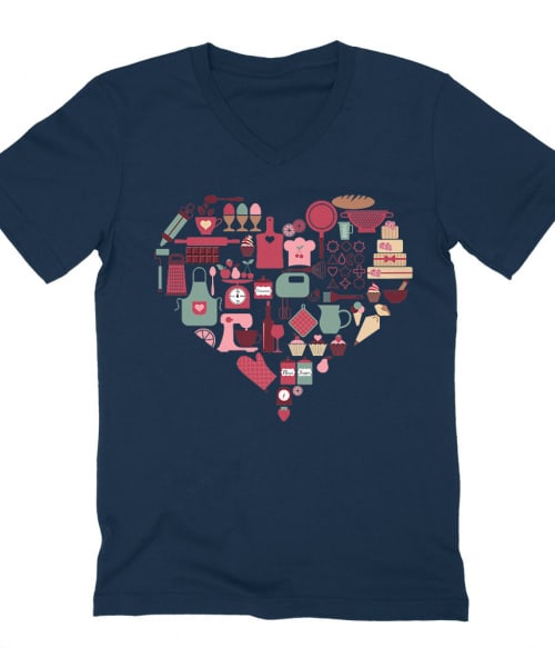 Baking heart Póló - Ha Hobby rajongó ezeket a pólókat tuti imádni fogod!