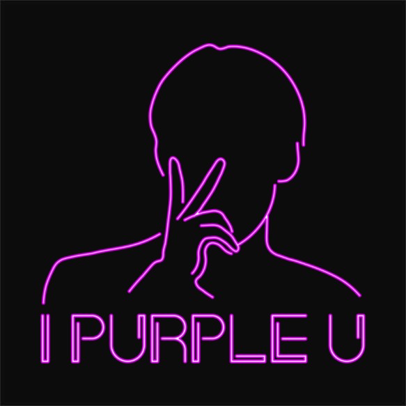 I Purple You Neon BTS Pólók, Pulóverek, Bögrék - K-Pop