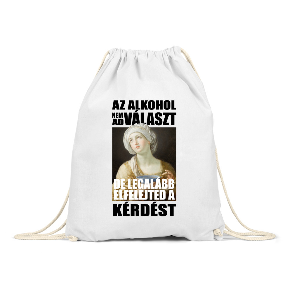 Az alkohol nem ad választ Tornazsák