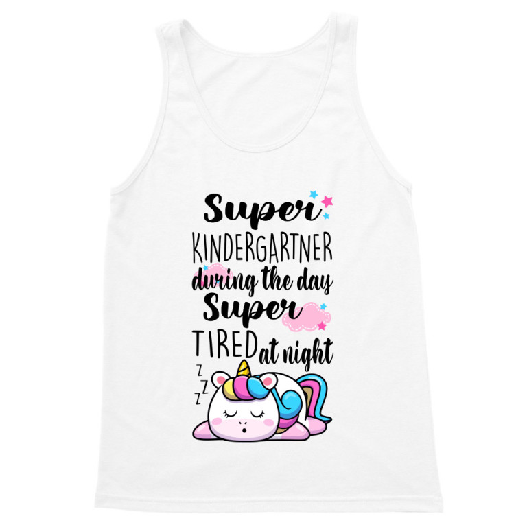 Super tired kindergarten teacher