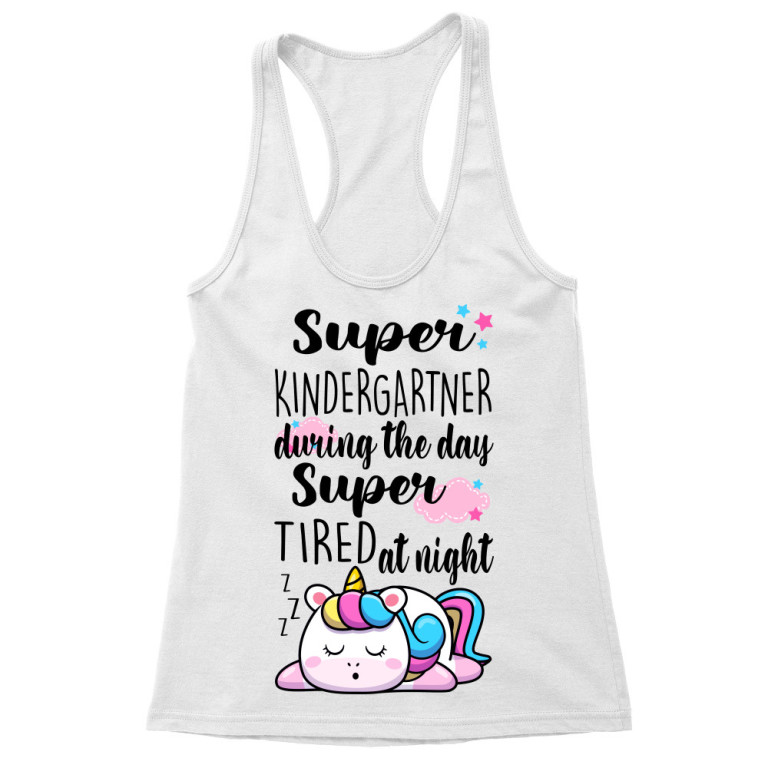 Super tired kindergarten teacher