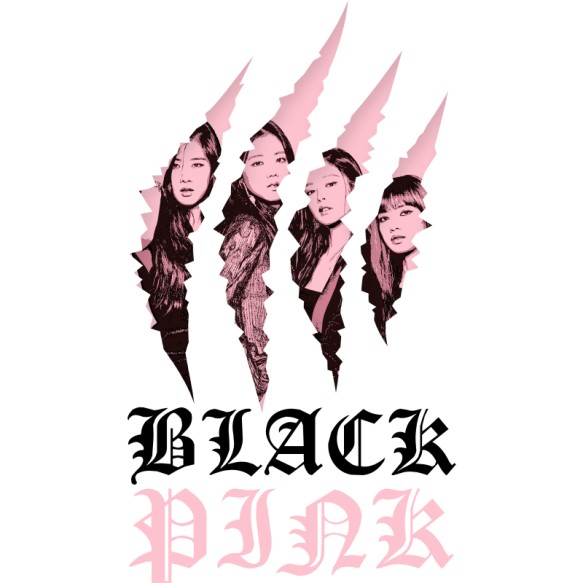 Blackpink claw K-Pop K-Pop K-Pop Pólók, Pulóverek, Bögrék - K-Pop