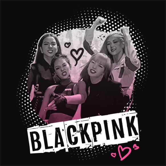 Blackpink grunge K-Pop Pólók, Pulóverek, Bögrék - K-Pop