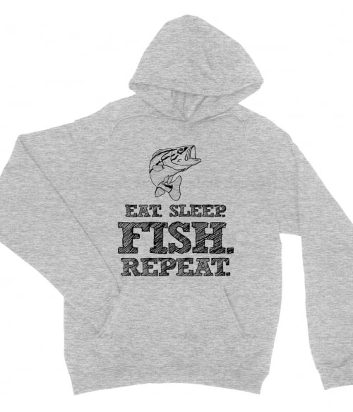 Eat sleep fish Horgász Pulóver - Horgász