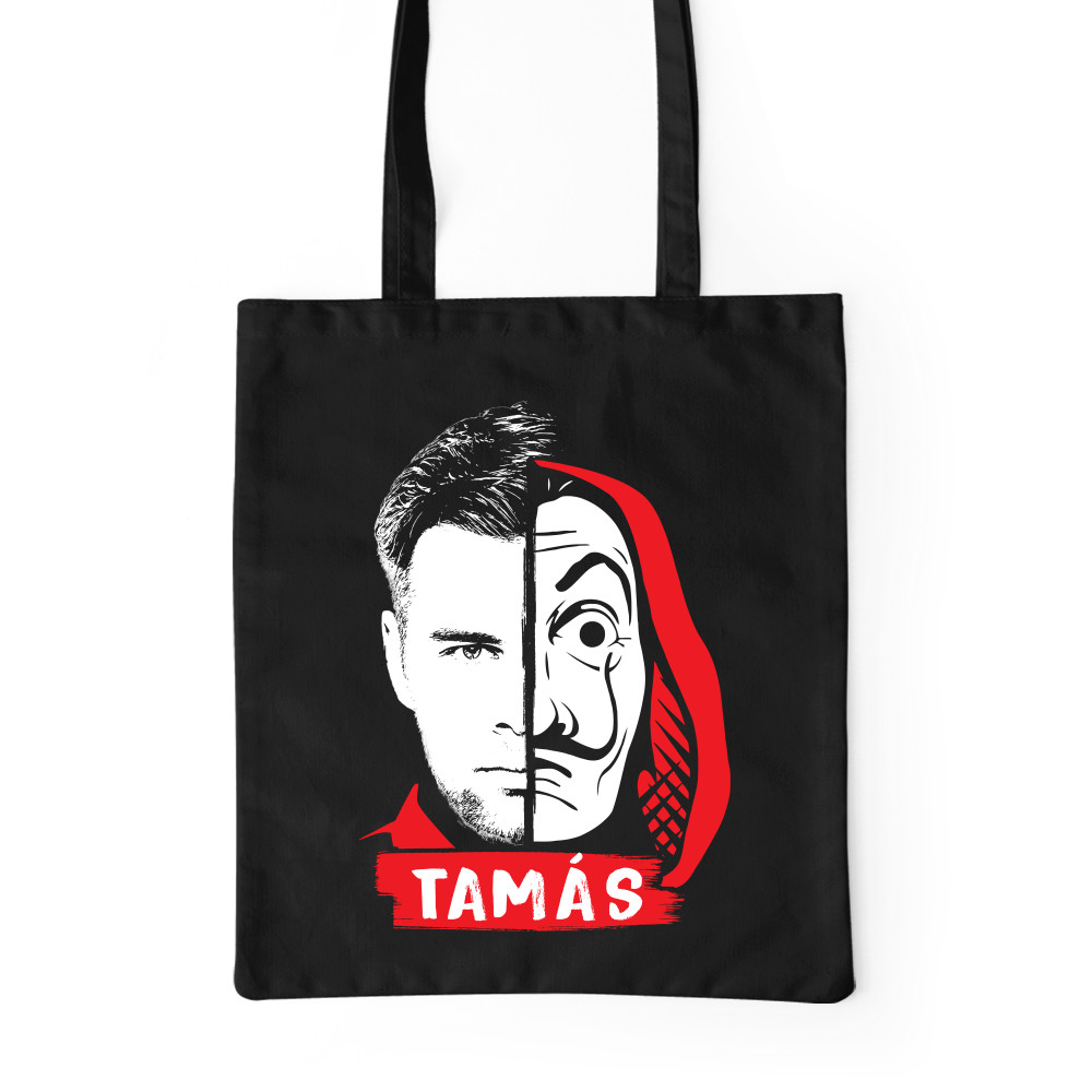 Money Heist vector mask - MyLife Plus Prémium Vászontáska
