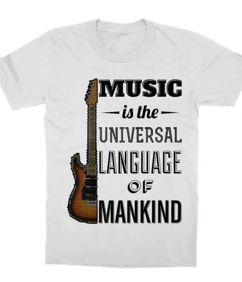 Music language gitar Póló - Ha Hobby rajongó ezeket a pólókat tuti imádni fogod!