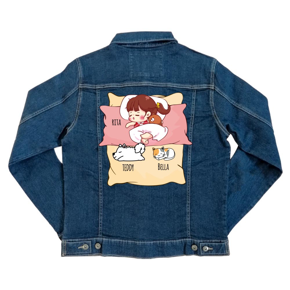 Pihenés kis kedvencekkel - MyLife Unisex Farmerkabát