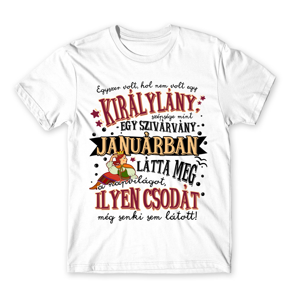 Magyar Népmese Királylány - Január Férfi Póló