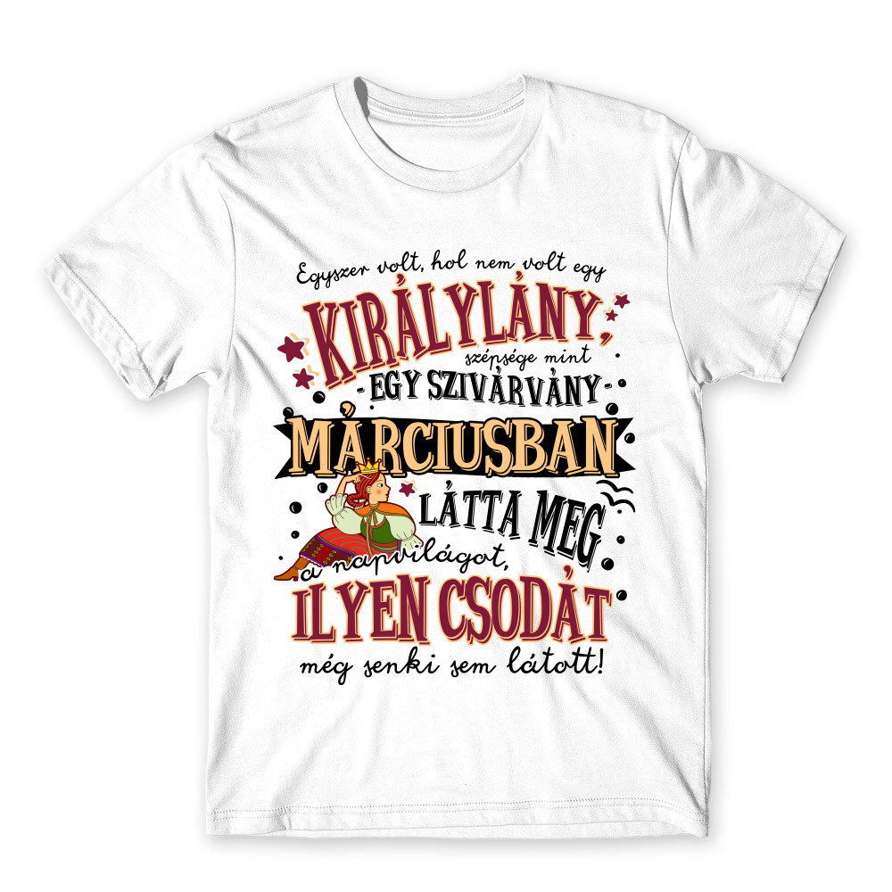 Magyar Népmese Királylány - Március Férfi Póló